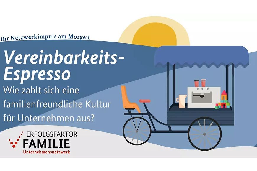 Bild mit der Aufschrift Vereinbarkeitsespresso